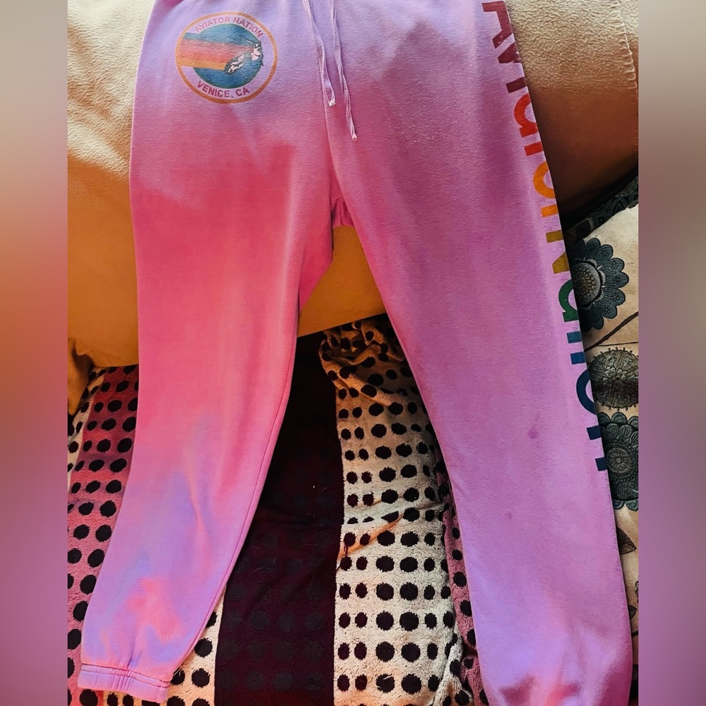 Aviator Nation Purple Sweatpants
